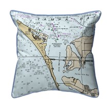 Betsy Drake Anna Maria Island, FL Nautical Map Small Corded Indoor Outdoor - £39.46 GBP