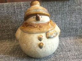 Kirkland’s potter’s Garden Saint Nicholas Holiday Edition Chubby Snowman - $17.00