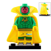 Vision (Halloween costume) Marvel Super Heroes Lego Compatible Minifigure Blocks - £2.39 GBP