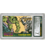 CGC JSA SS 7 SIGNED John Byrne Incredible Hulk Topps Art Trading Card ~ ... - $217.31 CAD