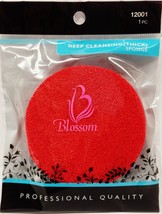 BLOSSOM DEEP CLEANSING THICK SPONGE #12001 FACIAL CLEANSING SPONGE 3&quot; DI... - £1.56 GBP