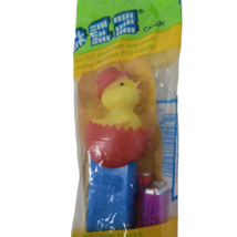 Vintage 1999 Pez Candy &amp; Dispenser Chicken in Red Egg Green Package NIP - $2.91