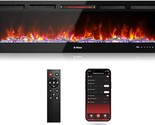 60 Smart Wifi Infrared Electric Fireplace With Sound Crackling And Reali... - £622.49 GBP