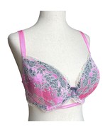 Victoria&#39;s Secret Dream Angels Lined Demi Pink Sexy Lace Bra Size 34 DD - $17.77