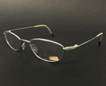 Silhouette Brille Rahmen M 6522/40 V 6052 Grün Silber Cat Eye 47-18-125 - $130.14