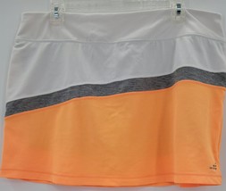 BCG Ladies Orange/Gray/White Tennis/Golf Skirt Size XL - £19.72 GBP