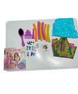 American Girl Hair Stylist Accessories Doll Salon Brush Capes Curlers Nails 27pc