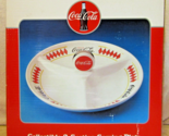 New 1997 Coca-Cola Collectible 3-Section Serving Plate 338990  - £62.71 GBP