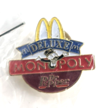 1996 McDonalds Tonka Deluxe Monopoly Rich Uncle Pennybags Dr. Pepper Pin Promo - £9.71 GBP