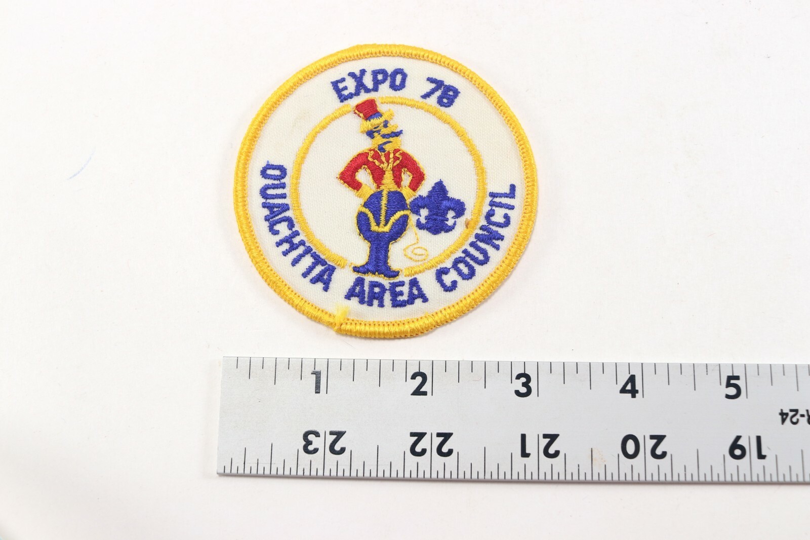 Vintage 1978 Ouachita Scouting Expo Area Council Boy Scouts of America BSA Patch Item image 4