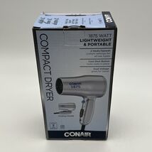 CONAIR 1875 Watt Compact Travel Hair Dryer Folding Handle Dual Voltage - $21.68