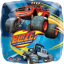 Blaze and The Monster Machines Foil Mylar Balloon Birthday Party Supplie... - £3.10 GBP