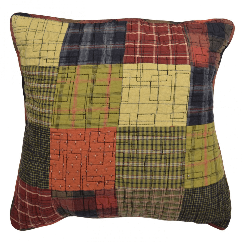 Rustic Checkered Woodland Cushion - $79.32