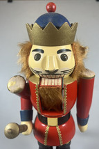 Erzgebirge Expertic Original Wooden Nutcracker Lion King 13.5&quot; Tall Made... - £79.12 GBP