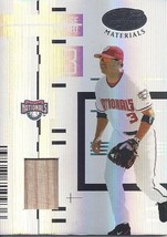 2005 Leaf Certified Materials Mirror White Bat Jose Vidro 77 Nationals 002/100 - £2.46 GBP