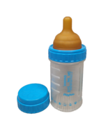 Playtex Round Top Slow Flow Nipple Nurser Drop In Baby Bottle 4 oz Blue Vtg - £41.58 GBP