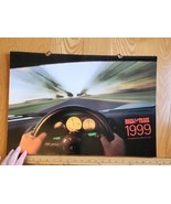 ROAD &amp; TRACK Calendar Vintage 1999 Large Format 22&quot; W x 15&quot; T Wire Bound... - $136.95 CAD