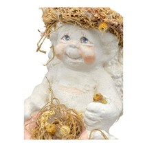 Vintage Dreamsicles Sitting Cherub Figurine Kristin Signed Cast Art Ston... - £7.64 GBP