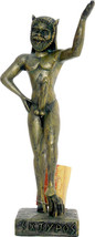 Greek Satyr: Bronze Statue 22&#39; / Decorative figurine NEW - £29.95 GBP