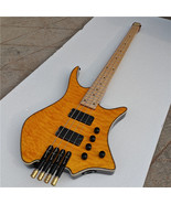 4 Strings Headless Electric Bass Guitar ,Mahogany Body Roasted Maple Nec... - $249.00