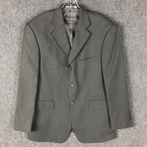 Angelo Rossi Blazer Suit Men&#39;s 40 Adults 100% Polyester Gray 3 Buttons - $365.38 MXN