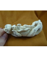 ott-w9 little Otter with baby of shed ANTLER figurine Bali detailed carving - €190,56 EUR ott-w9 little Otter with baby of shed ANTLER figurine Bali detailed carving - €190,56 EUR