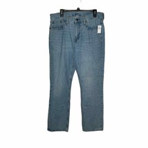 Old Navy Men&#39;s Jeans Straight Leg Hi-Rise Vintage Denim Faded Blue 36X32... - £17.08 GBP