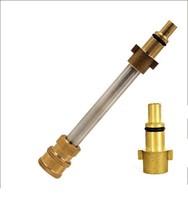 Extension Wand Lance 1/4&quot; With Nozzle Adaptors gold - £12.87 GBP