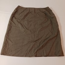 Jones New York Women's Brown Wool Blend Lined Pencil Pull-On Skirt Size 12 image 5