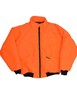 Remington Blaze Orange Hunting Jacket Mens L Insulated Reversible Zip Sa... - £29.07 GBP