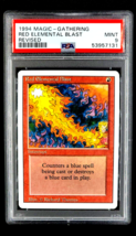 1994 MtG Magic the Gathering Revised Red Elemental Blast PSA 9 *Only 33 Higher* - £49.94 GBP