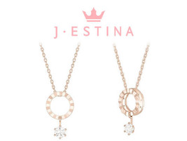 [J.Estina] Jestina J è Te 14K Necklace (JJTNQ2BS002R4420) Korean Jewelry - £354.04 GBP