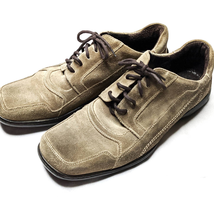 Vintage Kenneth Cole Men&#39;s Lace Up Causal Well Worn Suede Shoes Gray 11 - £15.02 GBP