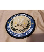 AL ASAD AIR FORCE  BASE IRAQ INHERENT RESOLVE HOOK LOOP EMBROIDERED 4&quot; P... - £6.28 GBP