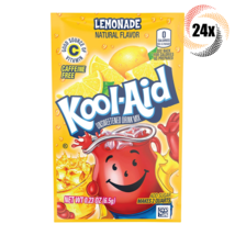 24x Packets Kool-Aid Lemonade Caffeine Free Soft Drink Mix | Fast Shipping! | - $16.37