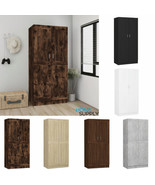 Modern Wooden 2 Door Double Bedroom Wardrobe Closet With Storage Shelves... - £141.32 GBP+