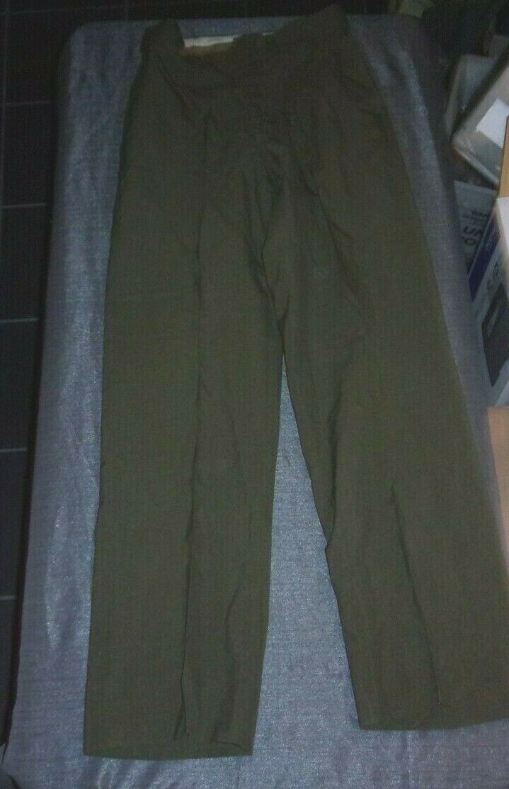 VIETNAM ERA 1976 USMC US Marine Dress Alpha Green 30L Uniform Trousers P... - $46.43