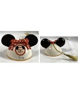 Disney World Mickey Minnie Mouse Ears Judy Christmas Ornament Lenox - $29.65