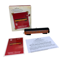 Hallmark Keepsake Ornament Lionel Daylight Observation Train Car Christmas New - £6.22 GBP