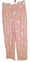 Bobbie Brooks Woman&#39;s Pink with Cat Print Sleep Pants - Plus Size: 3X (24) - $8.52