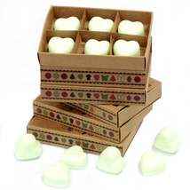 Heart Shaped Watermelon Scented Box of 6 Wax Melts - £6.28 GBP