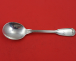 Chinon by Christofle Silverplate Cream Soup Spoon 6 1/2&quot; Heirloom - £46.54 GBP