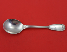 Chinon by Christofle Silverplate Cream Soup Spoon 6 1/2&quot; Heirloom - £45.79 GBP