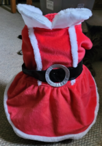 Dog/Cat Outfit Santa Clause Christmas Dress-Up Closure Tape Cute Holiday - $9.99