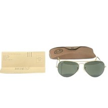 Vintage Bausch Lomb Ray Ban Aviator Sunglasses Case and Paperwork L2846 ... - $134.63