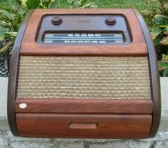 RARE PHILCO TUBE PHONO &amp; RADIO wood bakelite antique 46-1201 &quot;BING CROSBY&quot;  - £274.96 GBP