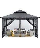 Mastercanopy Outdoor Garden Gazebo For Patios With Stable Steel, 10X10,D... - £317.11 GBP