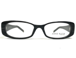 Anne Klein Eyeglasses Frames AK8087 216 Black Gray Horn Rectangular 50-16-135 - $51.10