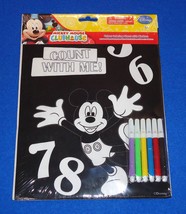 **BRAND NEW** WALT DISNEY MICKEY MOUSE VELVET COLORING SHEET **FACTORY S... - £4.78 GBP