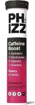 Phizz Caffeine Boost Cherry Flavoured Multivitamin Hydration Tablets x 20 - $14.64 CAD